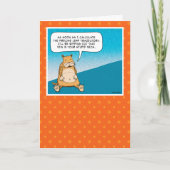 Funny Evil Kat Plans aanval Birthday Kaart (Voorkant)