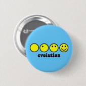 Funny-evolutie Ronde Button 5,7 Cm (Voorkant /achterkant)