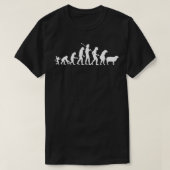 Funny Evolution Man Evolved Into Sheep  T-shirt (Design voorkant)