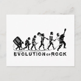 Funny Evolution of Rock Briefkaart