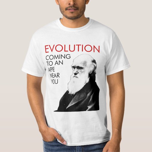 Funny Evolution T-shirt (Voorkant)