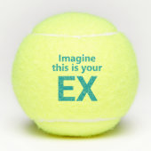 Funny Ex-Husband Tennisballen (Voorkant)