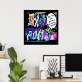 Funny Ex-Spouse Poster (Thuiskantoor)