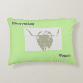 Funny Ex-vegan Accent Pillow Accent Kussen