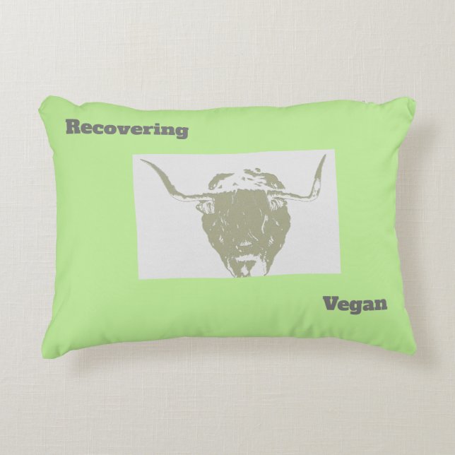 Funny Ex-vegan Accent Pillow Accent Kussen (Voorkant)