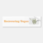 Funny Ex-vegan Bumpersticker (Voorkant)