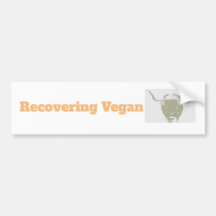 Funny Ex-vegan Bumpersticker