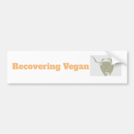 Funny Ex-vegan Bumpersticker