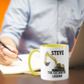 Funny Excavator Legend Heavy Equipment Operator Mok