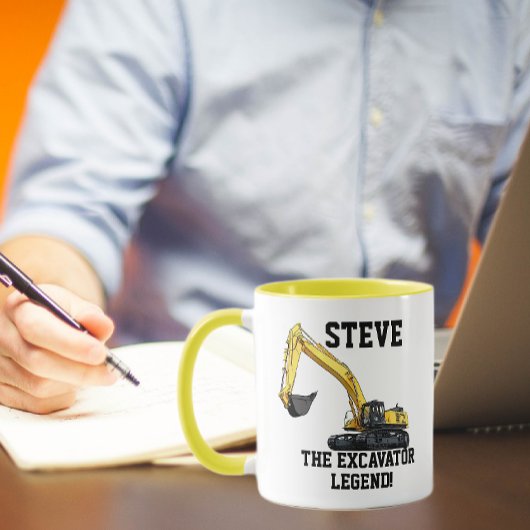 Funny Excavator Legend Heavy Equipment Operator Mok