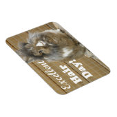 Funny "Excellent Hair Day" voor konijn Magneet (Rechterzijde)