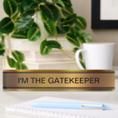 Funny Executive Desk Name Borden Naambordje