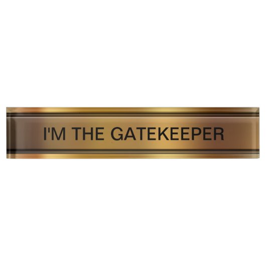 Funny Executive Desk Name Borden Naambordje (Voorkant)