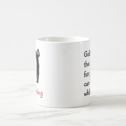 Funny Executive Golf Theme Koffiemok (Center)