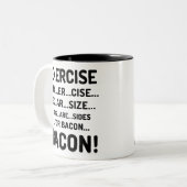 Funny Exercise for Bacon Mokken (Voorkant links)