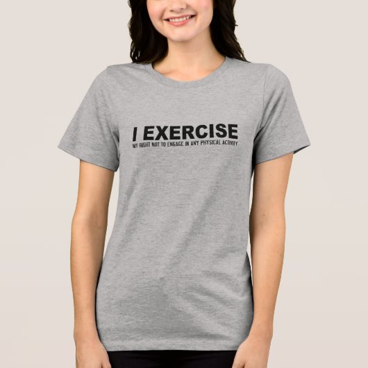 Funny Exercy shirten & jackets (Voorkant)