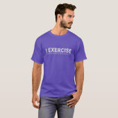 Funny Exercy shirten & jackets (Voorkant volledig)