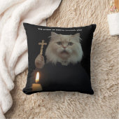Funny Exorcist Cat Pillow - The Power Of Catnip Co Kussen (Deken)