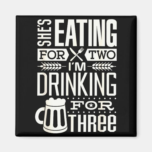 Funny Expecting Dad Shirt For Pregnancy New Dad Fa Magneet (Voorkant)