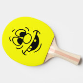 Funny Expression Yellow Face Tafeltennisbatje (Zijkant)