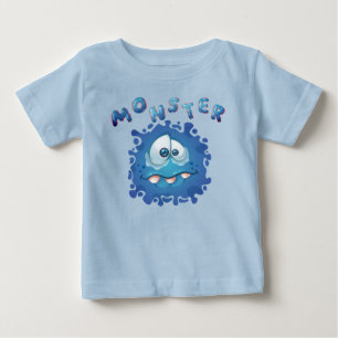 Funny Expressions Sad Blue Monster Face