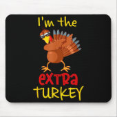 Funny Extra Turkey Matching Family Group Thanksgiv Muismat (Voorkant)