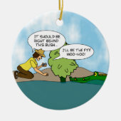 Funny Extreme Cache Geocaching Custom Ornament (Voorkant)