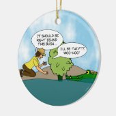 Funny Extreme Cache Geocaching Custom Ornament (Links)