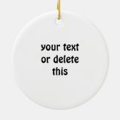 Funny Extreme Cache Geocaching Custom Ornament (Achterkant)