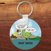 Funny Extreme Cache Geocaching Swag Custom Name Sleutelhanger (Voorkant)