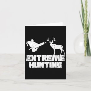 Funny Extreme Hunting Deer Karate Martial A Kaart