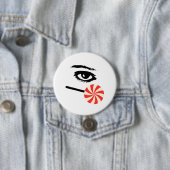 Funny Eye Candy Button for Men – Bold & Playful (In situ)