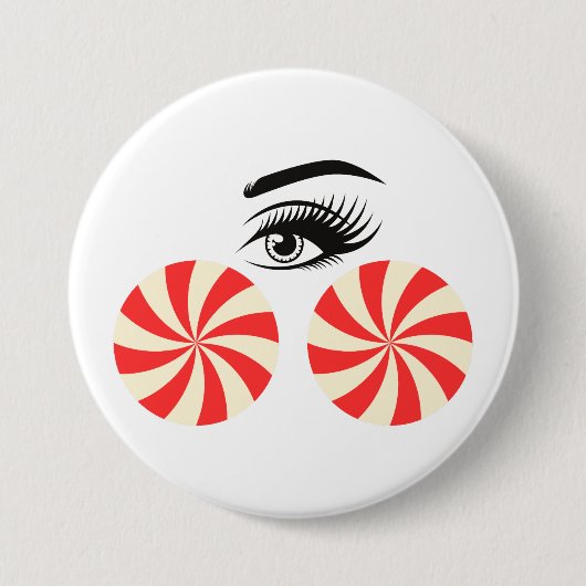 Funny Eye Candy Button for Women (Voorkant)
