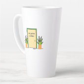 Funny Eye Doctor Optometrist Ophthalmoloog Latte Mok (Linkerhoek)