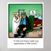 Funny Eye Exam Poster Gift (Voorkant)