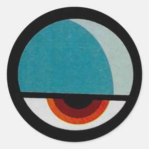 Funny Eye Ronde Sticker