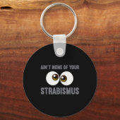 Funny Eye Surgeon Design For Men Women Strabismus Sleutelhanger (Voorkant)