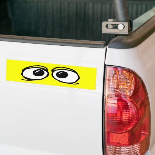 Funny Eyeball Bumpersticker (Op Truck)