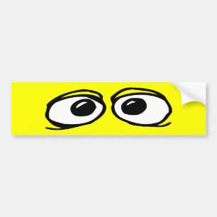 Funny Eyeball Bumpersticker