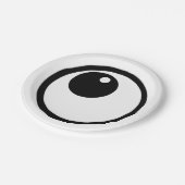 Funny Eyeball Halloween Party Bord (Gekanteld)