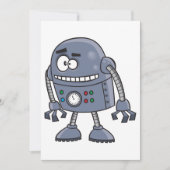 Funny Eyed Robot Kaart (Voorkant)