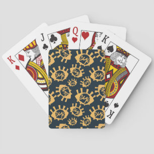 Funny Eyes Doodle Classic Pplaykaarten Pokerkaarten