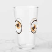 Funny Eyes Glass Cup Glas (Rechts)