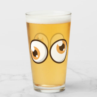 Funny Eyes Glass Cup Glas