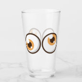 Funny Eyes Glass Cup Glas (Voorkant)