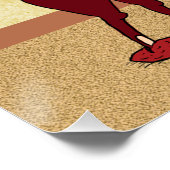 Funny Eyes on Wine Perfect Poster (Hoek)