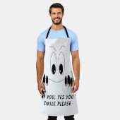 Funny Eyes Schort Smile - Aangepaste tekst en kleu (Gedragen)