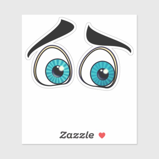 Funny Eyes Sticker (Vel)