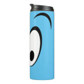 Funny Eyes Thermal Tumbler Thermosbeker (Geroteerd rechts)