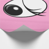Funny Eyes Wrapping Paper Cadeaupapier (Hoek)